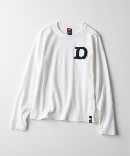 DOUBLE STANDARD CLOTHING(ダブルスタンダードクロージング)の「Dロゴ刺繍ロングスリーブTシャツ(WEB限定)(Tシャツ/カットソー・レディース・オフホワイト/ブラック/サックスブルー・FREE)」の20枚目の写真