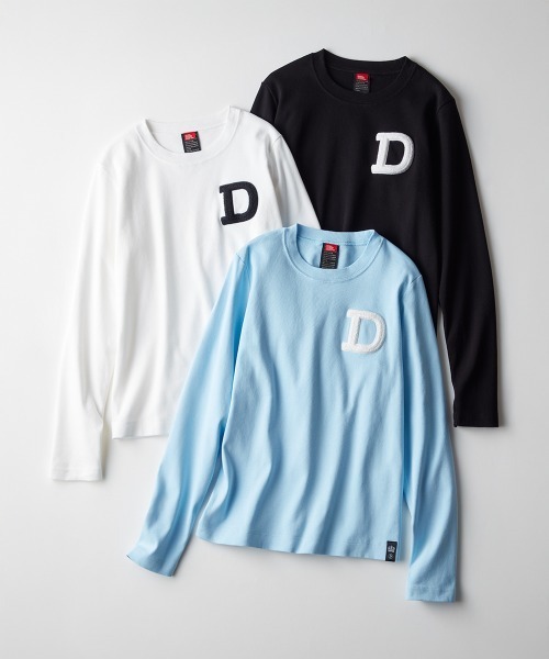 DOUBLE STANDARD CLOTHING(ダブルスタンダードクロージング)の「Dロゴ刺繍ロングスリーブTシャツ(WEB限定)(Tシャツ/カットソー・レディース・オフホワイト/ブラック/サックスブルー・FREE)」の22枚目の写真