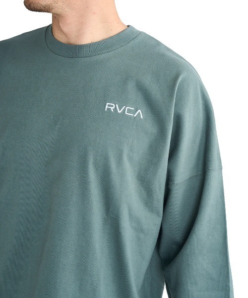 RVCA（ルーカ）の「RVCA メンズ PALM BOX LT ロンＴ/ルーカワイドシルエットバックプリント長袖ロンT（Tシャツ/カットソー・メンズ・ブラック/ブラック系その他/ホワイト/ライトグレー/グリーン系その他・SMALL/MEDIUM/LARGE/X-LARGE）」の19枚目の写真