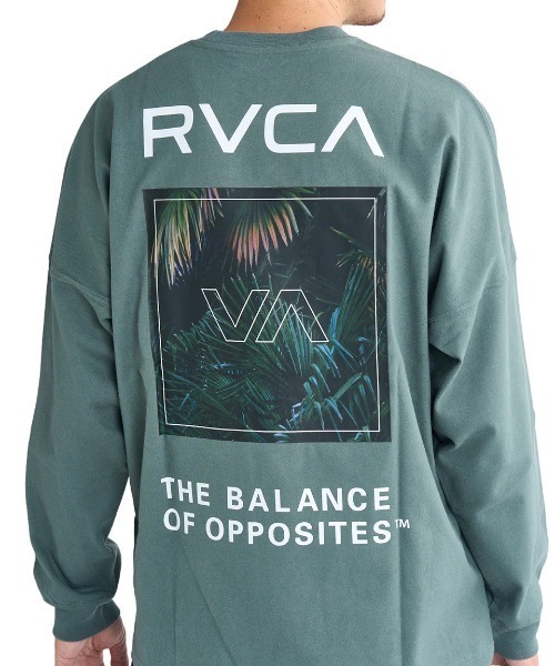 RVCA（ルーカ）の「RVCA メンズ PALM BOX LT ロンＴ/ルーカワイドシルエットバックプリント長袖ロンT（Tシャツ/カットソー・メンズ・ブラック/ブラック系その他/ホワイト/ライトグレー/グリーン系その他・SMALL/MEDIUM/LARGE/X-LARGE）」の20枚目の写真