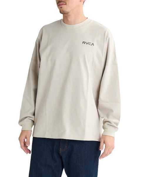 RVCA（ルーカ）の「RVCA メンズ PALM BOX LT ロンＴ/ルーカワイドシルエットバックプリント長袖ロンT（Tシャツ/カットソー・メンズ・ブラック/ブラック系その他/ホワイト/ライトグレー/グリーン系その他・SMALL/MEDIUM/LARGE/X-LARGE）」の15枚目の写真