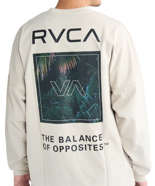 RVCA（ルーカ）の「RVCA メンズ PALM BOX LT ロンＴ/ルーカワイドシルエットバックプリント長袖ロンT（Tシャツ/カットソー・メンズ・ブラック/ブラック系その他/ホワイト/ライトグレー/グリーン系その他・SMALL/MEDIUM/LARGE/X-LARGE）」の17枚目の写真
