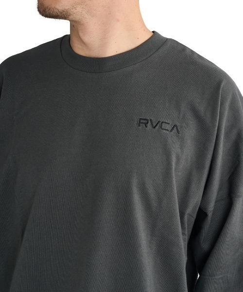 RVCA（ルーカ）の「RVCA メンズ PALM BOX LT ロンＴ/ルーカワイドシルエットバックプリント長袖ロンT（Tシャツ/カットソー・メンズ・ブラック/ブラック系その他/ホワイト/ライトグレー/グリーン系その他・SMALL/MEDIUM/LARGE/X-LARGE）」の13枚目の写真