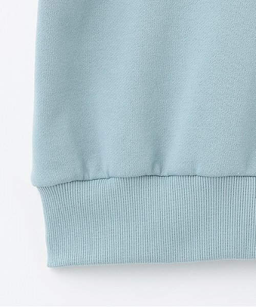 by LOVEiT（バイラビット）の「ロゴトレーナー（スウェット・キッズ・ピンク/ブラック/ブルーグレー・150cm/120cm/130cm/140cm/160cm）」の8枚目の写真