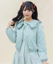 axes femme POETIQUE（アクシーズファムポエティック）の「パールキルティングブルゾン（ブルゾン）」