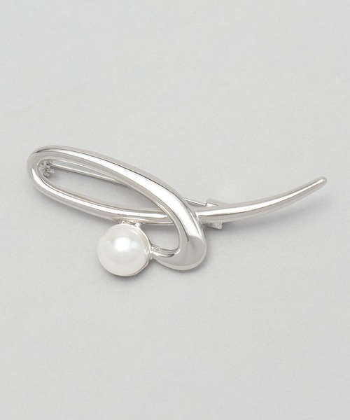 A part by（アパートバイ）の「【セレモニー】パールツキブローチ（ブローチ/コサージュ・レディース・ホワイト/ライトグレー/グレー系その他/ホワイト系その他2・FREE）」の5枚目の写真