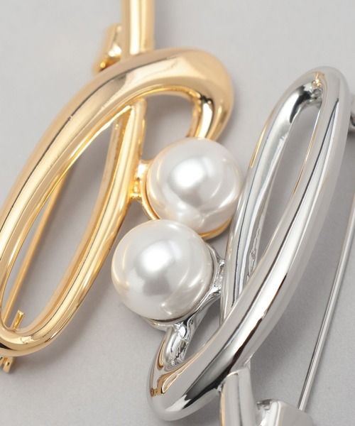 A part by（アパートバイ）の「【セレモニー】パールツキブローチ（ブローチ/コサージュ・レディース・ホワイト/ライトグレー/グレー系その他/ホワイト系その他2・FREE）」の11枚目の写真