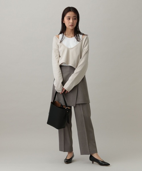 セール】MATINEE LINE/Wフロントレイヤードプルオーバー/288779