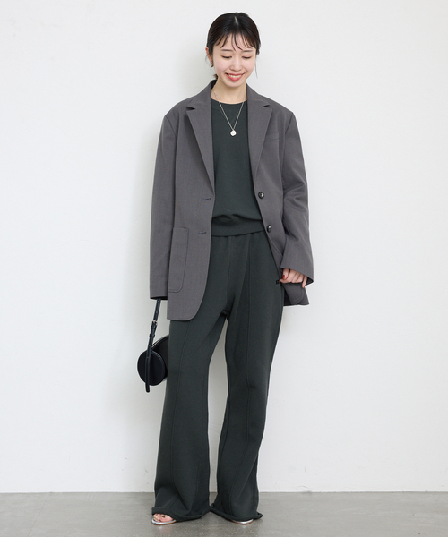 Russell Athletic（ラッセルアスレティック）の「RUSSELL ATHLETIC SLOBE別注 スウェットパンツ RCW-25244SB（スウェットパンツ・レディース・グレー/ブラック・36/38）」の4枚目の写真