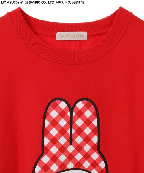 Candy Stripper(キャンディストリッパー)の「【MY MELODY】HUGGING PEPE L/S Tシャツ(Tシャツ/カットソー・レディース・ピンク/オフホワイト/レッド・FREE)」の5枚目の写真