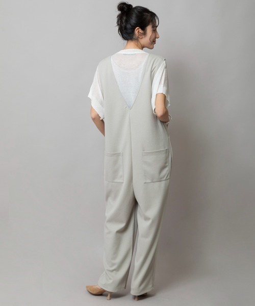 Munich(ミューニック)の「ブークレーダンボールコンビネゾン(つなぎ/オールインワン・レディース・グレイッシュベージュ/ブラック/ダークグレー・S/M)」の16枚目の写真