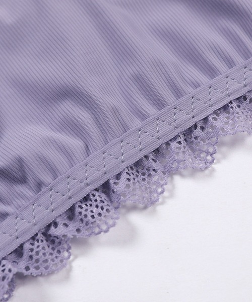 SAISON DE PAPILLON（セゾンドパピヨン）の「レース&バッククロスブラトップ（インナーウェア/肌着・レディース・ホワイト/ブラック/グレー/グリーン/ラベンダー・M）」の19枚目の写真