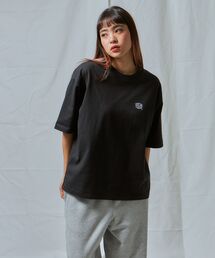 BEN DAVIS | 【BEN DAVIS（ベンデイビス）】ELLIPSE EMB CROPPED TEE / Tシャツ 半袖 ワンポイント 短丈 クルーネック(Tシャツ/カットソー)