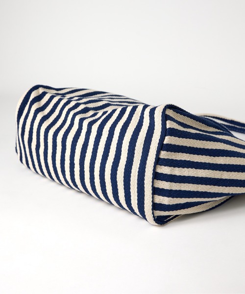 meltum（メルタム）の「【ZOZO限定】STRIPE TOTE（トートバッグ・メンズ・ブラック/ネイビー・FREE）」の10枚目の写真