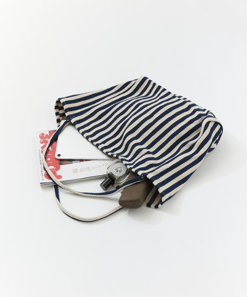 meltum（メルタム）の「【ZOZO限定】STRIPE TOTE（トートバッグ・メンズ・ブラック/ネイビー・FREE）」の13枚目の写真