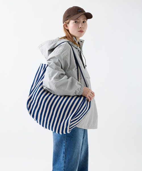 meltum（メルタム）の「【ZOZO限定】STRIPE TOTE（トートバッグ・メンズ・ブラック/ネイビー・FREE）」の14枚目の写真