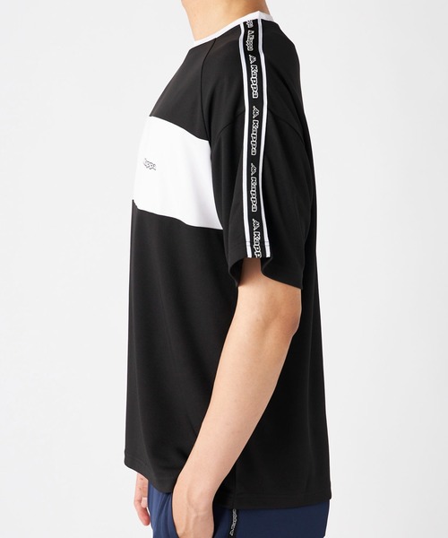 Kappa(カッパ)の「オーバーサイズ半袖Tシャツ(Tシャツ/カットソー・メンズ・ブラック/カーキ/ホワイト・MEDIUM/LARGE/X-LARGE)」の4枚目の写真