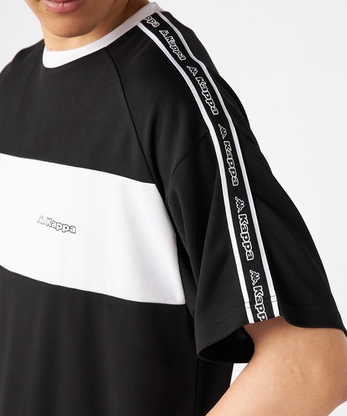 Kappa(カッパ)の「オーバーサイズ半袖Tシャツ(Tシャツ/カットソー・メンズ・ブラック/カーキ/ホワイト・MEDIUM/LARGE/X-LARGE)」の7枚目の写真