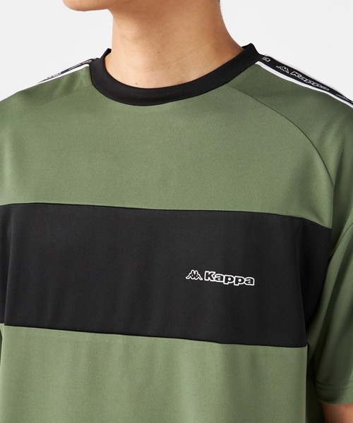 Kappa(カッパ)の「オーバーサイズ半袖Tシャツ(Tシャツ/カットソー・メンズ・ブラック/カーキ/ホワイト・MEDIUM/LARGE/X-LARGE)」の10枚目の写真