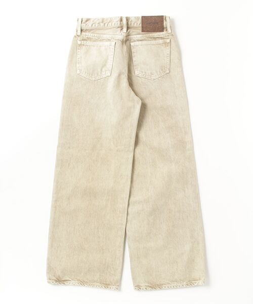 AUTHEN（オーセン）の「(AUTHEN)JUMBLE DYE LOW RISE WIDE LEG（デニムパンツ・レディース・ベージュ・27inch/25inch）」の2枚目の写真