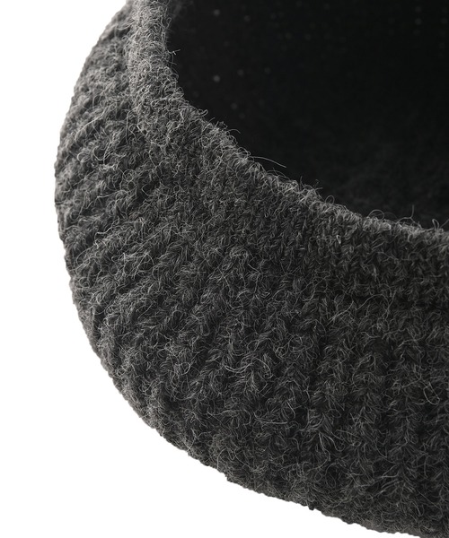 funda mine（ファンダマイン）の「fundamine ウール混 ベレー帽（ハンチング/ベレー帽・レディース・グレー/ブラック・FREE）」の14枚目の写真