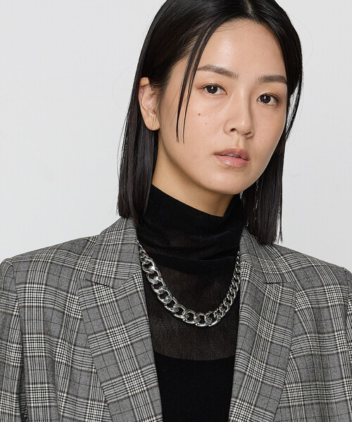 K.T KIYOKO TAKASE(キヨコタカセ)の「キヘイチェーン ネックレス(ネックレス・レディース・シルバー・FREE)」の4枚目の写真