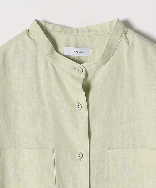 セール】【WEB限定】SHIPS any: 〈洗濯機可能〉リネン ミックス