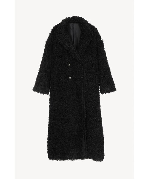 STUDIOUS(ステュディオス)の「【ACKA/エーシーケーエー】poodle boa long coat/プードルボアロングコート(その他アウター・レディース・ブラック・2)」の7枚目の写真