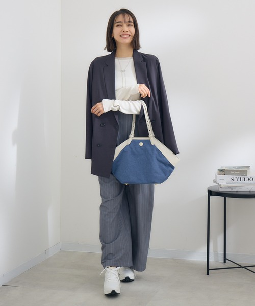 KATHARINE ROSS（キャサリンロス）の「【KATHARINE ROSS】 バックギャザーサロペット（サロペット/オーバーオール・レディース・ブラック/グレー・MEDIUM）」の16枚目の写真