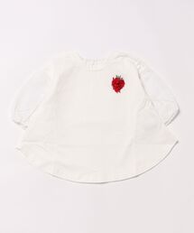 HAKKA KIDS | ワンポイントいちごモチーフチュニック(Tシャツ/カットソー)