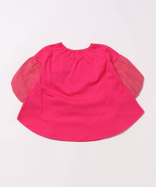 HAKKA KIDS(ハッカキッズ)の「ワンポイントいちごモチーフチュニック(Tシャツ/カットソー・キッズ・オフホワイト/ピンク・100cm/110cm/120cm/130cm)」の3枚目の写真