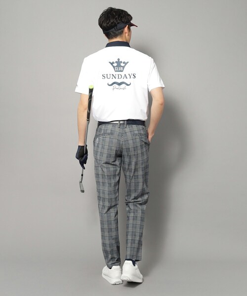 adabat(アダバット)の「◆【新レーベル ADABAT NAVY】UVカット/吸水速乾 ドライカノコバイカラーポロシャツ(ポロシャツ・メンズ・ネイビー/ホワイト/レッド系1・52/50/48/46)」の10枚目の写真