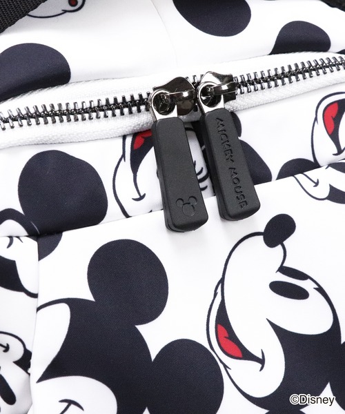 Disney（ディズニー）の「【 Disney / ディズニー 】 ミッキーマウス 総柄 リュック A4サイズ対応（バックパック/リュック・レディース・ブラック/ホワイト・FREE）」の10枚目の写真
