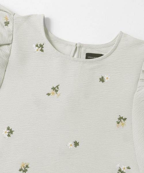 セール】パフスリーブ刺繍ブラウス（シャツ/ブラウス）｜URBAN