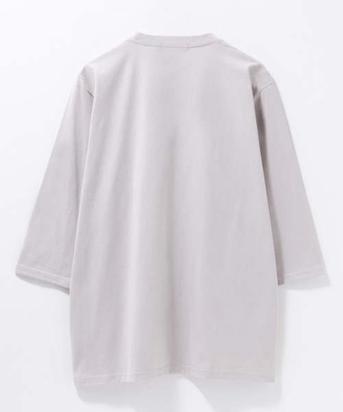 Mac-House（マックハウス）の「T-GRAPHICS 7分袖Ｔシャツ（Tシャツ/カットソー・メンズ・ホワイト/ライトグレー/ブラック/グレイッシュベージュ/グレー・S/M/L/XL）」の19枚目の写真