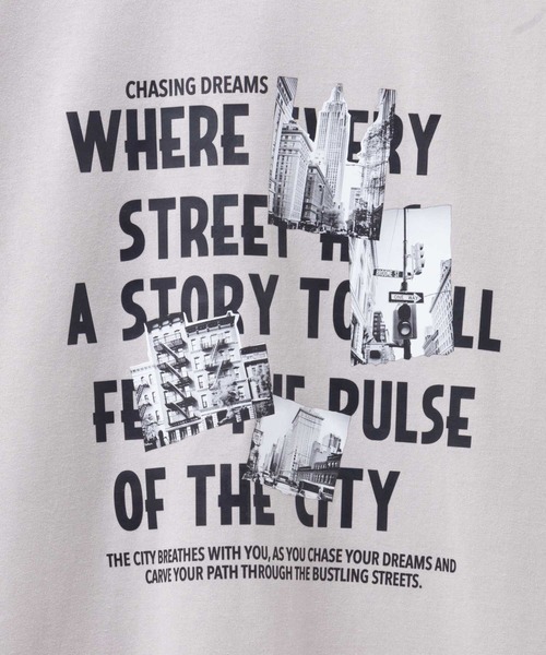 Mac-House（マックハウス）の「T-GRAPHICS 7分袖Ｔシャツ（Tシャツ/カットソー・メンズ・ホワイト/ライトグレー/ブラック/グレイッシュベージュ/グレー・S/M/L/XL）」の20枚目の写真