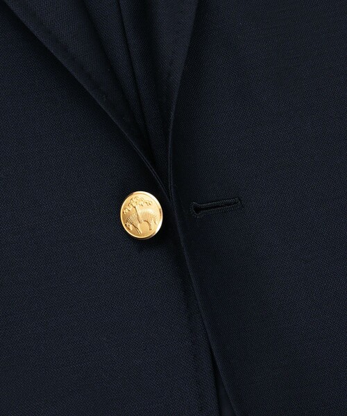 BROOKS BROTHERS(ブルックスブラザーズ)の「トロフィーモヘア/ミラクルクリンプウール 段返り3釦ブレザー Traditional(テーラードジャケット・メンズ・ネイビー・35SHT/36SHT/38REG/39SHT/37SHT/38SHT/40SHT/42SHT/42REG/44REG)」の4枚目の写真