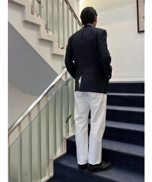 BROOKS BROTHERS(ブルックスブラザーズ)の「トロフィーモヘア/ミラクルクリンプウール 段返り3釦ブレザー Traditional(テーラードジャケット・メンズ・ネイビー・35SHT/36SHT/38REG/39SHT/37SHT/38SHT/40SHT/42SHT/42REG/44REG)」の12枚目の写真