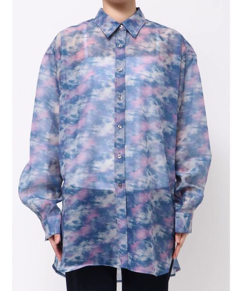 jouetie（ジュエティ）の「パターンシアールーズシャツ（シャツ/ブラウス・レディース・ブルー/ベージュ/ブラウン・MEDIUM）」の20枚目の写真