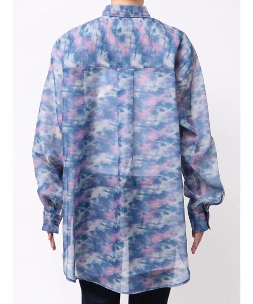 jouetie（ジュエティ）の「パターンシアールーズシャツ（シャツ/ブラウス・レディース・ブルー/ベージュ/ブラウン・MEDIUM）」の22枚目の写真