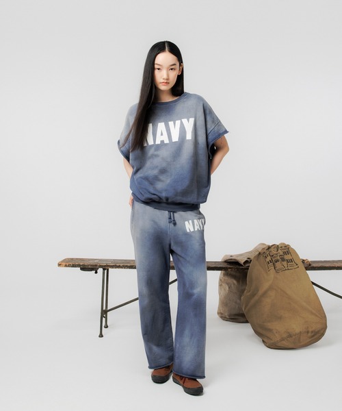 BOW WOW(バウワウ)の「US NAVY SWEATPANTS(スウェットパンツ・メンズ・ネイビー・L/XL)」の2枚目の写真