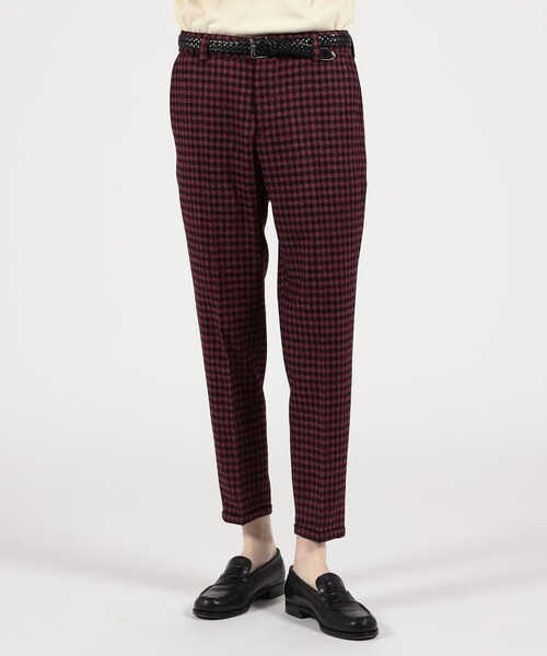 PT TORINO(ピーティートリノ)の「PT TRINO Rebel Fit ウールシルクリネン ノープリーツスラックス(スラックス・メンズ・レッド系その他・48/50/46)」の11枚目の写真