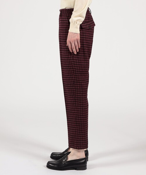 PT TORINO(ピーティートリノ)の「PT TRINO Rebel Fit ウールシルクリネン ノープリーツスラックス(スラックス・メンズ・レッド系その他・48/50/46)」の9枚目の写真