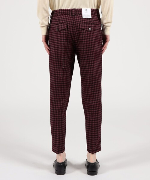 PT TORINO(ピーティートリノ)の「PT TRINO Rebel Fit ウールシルクリネン ノープリーツスラックス(スラックス・メンズ・レッド系その他・48/50/46)」の8枚目の写真