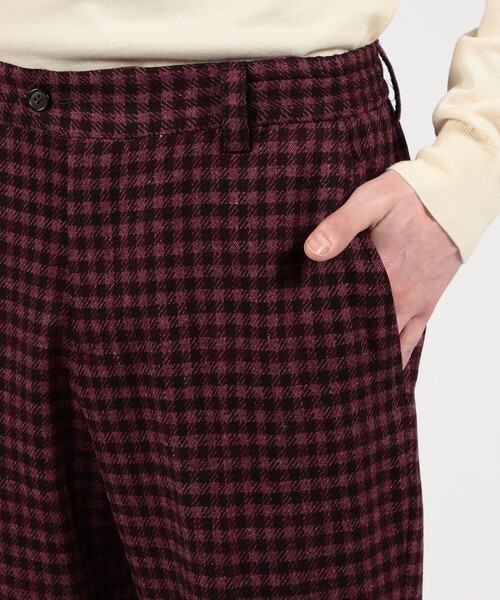 PT TORINO(ピーティートリノ)の「PT TRINO Rebel Fit ウールシルクリネン ノープリーツスラックス(スラックス・メンズ・レッド系その他・48/50/46)」の5枚目の写真