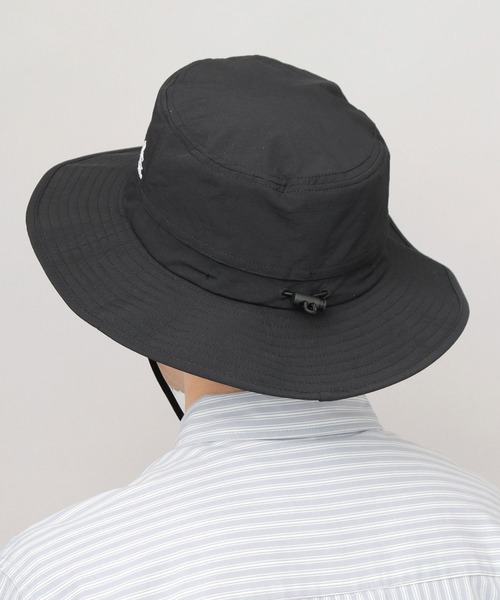 KRIFF MAYER（クリフメイヤー）の「撥水加工 リップストップナイロン アドベンチャーハット 吸汗速乾スベリ使用（ハット・メンズ・ブラック・FREE）」の8枚目の写真