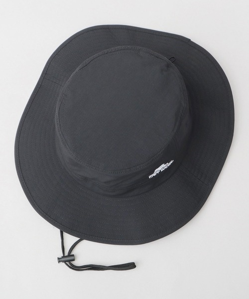 KRIFF MAYER（クリフメイヤー）の「撥水加工 リップストップナイロン アドベンチャーハット 吸汗速乾スベリ使用（ハット・メンズ・ブラック・FREE）」の12枚目の写真