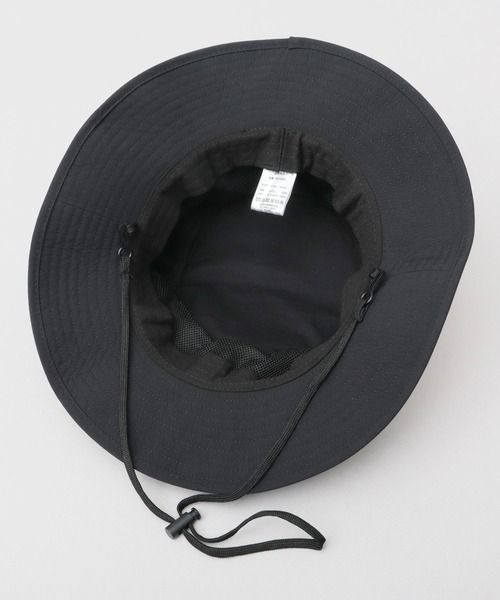 KRIFF MAYER（クリフメイヤー）の「撥水加工 リップストップナイロン アドベンチャーハット 吸汗速乾スベリ使用（ハット・メンズ・ブラック・FREE）」の2枚目の写真