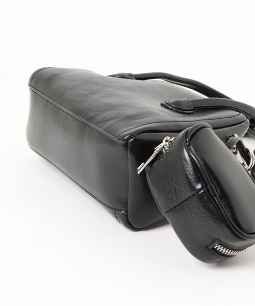 ap retro(アプレトロ)の「ミニBAG付ハンドバッグ / ショルダーバッグ(ハンドバッグ・レディース・シルバー/ライトベージュ/ブラック・FREE)」の12枚目の写真