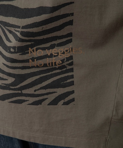 Munich（ミューニック）の「ゼブラプリントプルオーバー（Tシャツ/カットソー・レディース・カーキ/ライトベージュ/ライトグリーン/ホワイト・FREE）」の21枚目の写真